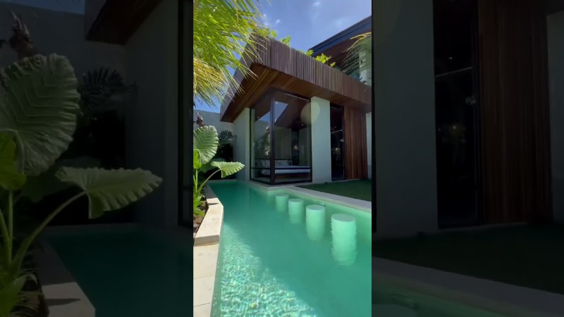 Inside A Perfect Tropical Design With Unique Circular Sunken Living In Bali 🌴 #design #balivilla