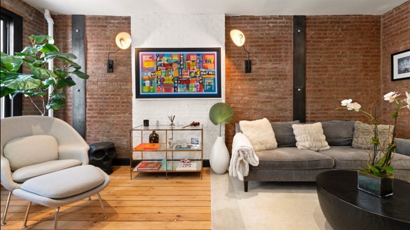 Inside A Tribeca Nyc One-bedroom With Exposed Brick Walls : 184 Franklin St. #6 : Serhant. Tour