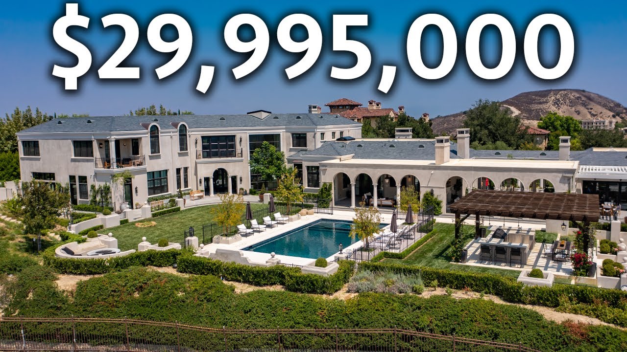 image 0 Inside Clay Matthews $29995000 Calabasas Mega Mansion With Breathtaking Views