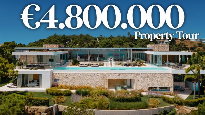 Inside €4.800.000 New Hilltop Modern Mega Mansion With Amazing Views In Marbella Monte Mayor
