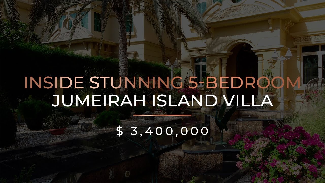 Inside Stunning 5-bedroom Jumeirah Island Villa For Sale In Dubai : Ax Capital : 4k