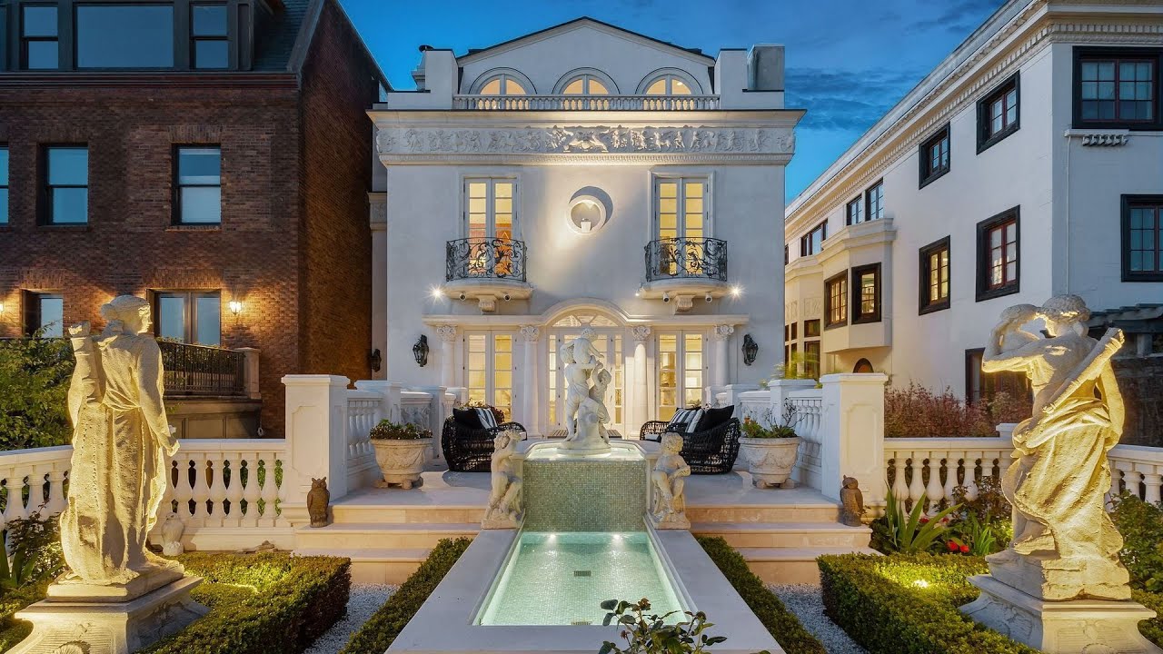 image 0 Just 16950000! Exquisitely French Mansion In San Francisco With Dramatic Architecture