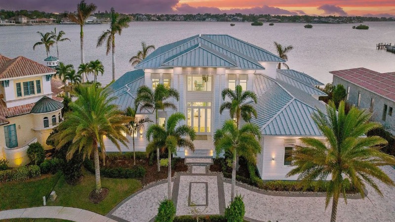 Listed At $11.5m Absolutely Breathtaking Home In Marco Island Comes With Jaw Dropping Bay Views