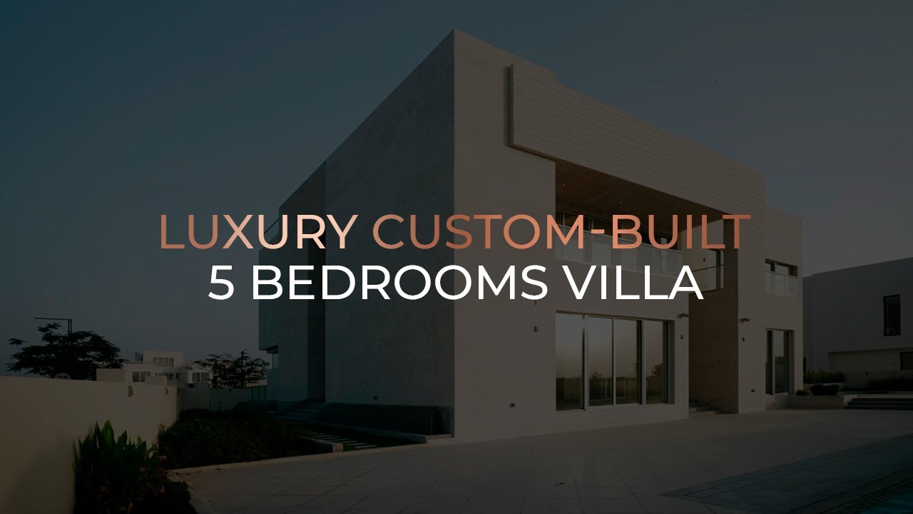 Luxury Custom Built 5 Bedroom Villa : Villa For Sale In Dubai : Ax Capital : 4k