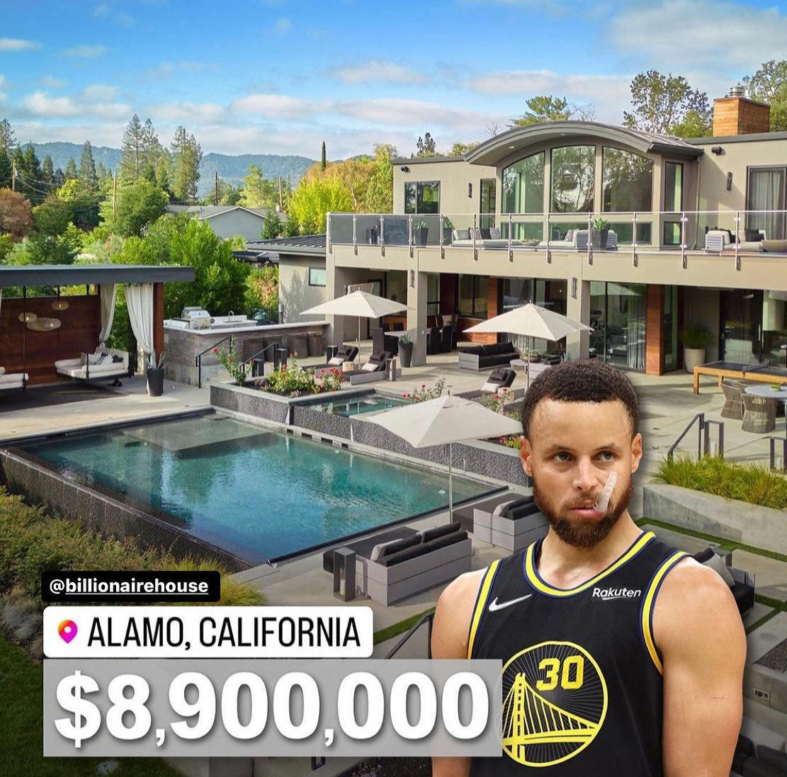 Luxury Real Estate - #stephencurry30’s former Bay Area mansion is currently on the market for $8