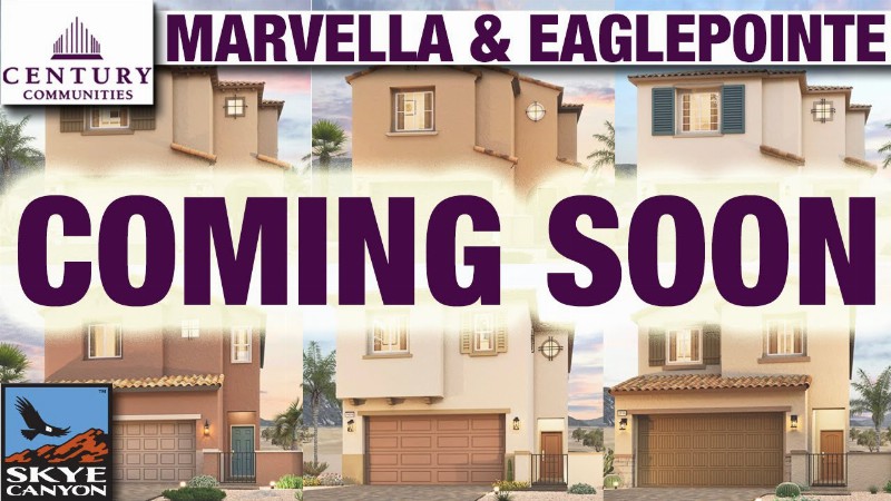 image 0 Marvella & Eaglepointe Coming Soon Century Communities In Skye Canyon : Las Vegas New Homes For Sale