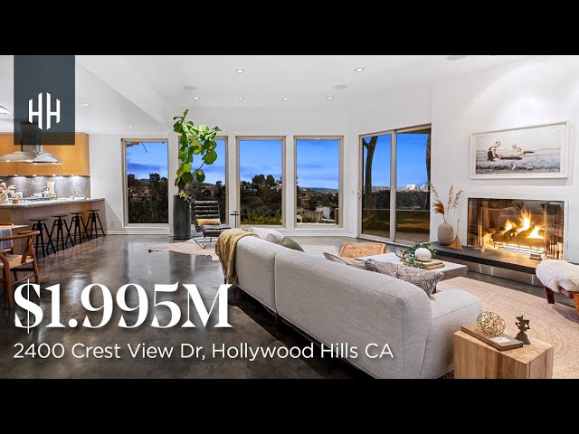 Mid-century View Property In Star-studded Laurel Canyon : 2400 Crest View Dr Hollywood Hills