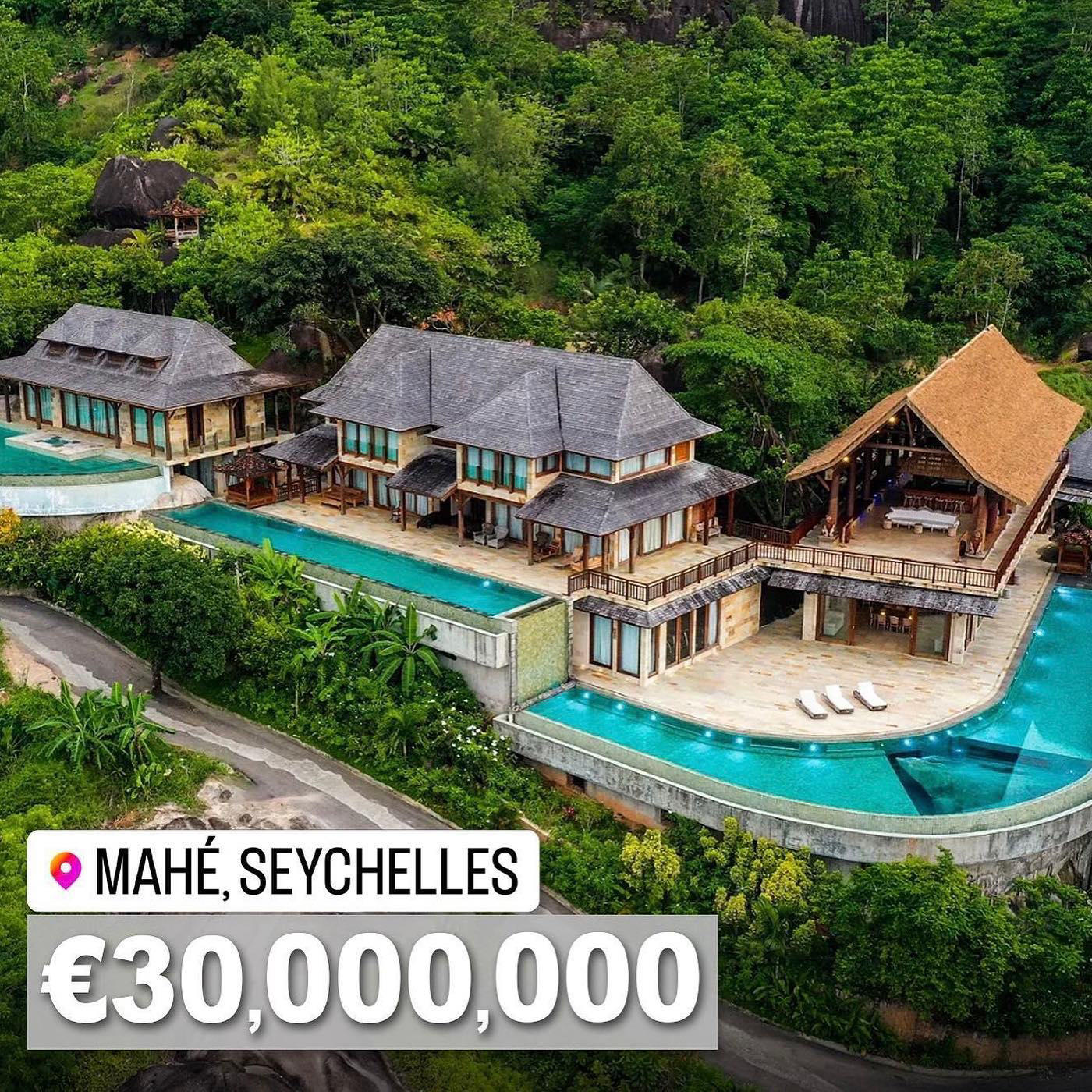 Millionaire Homes - One of the largest villas in Seychelles is listed right now for €30m