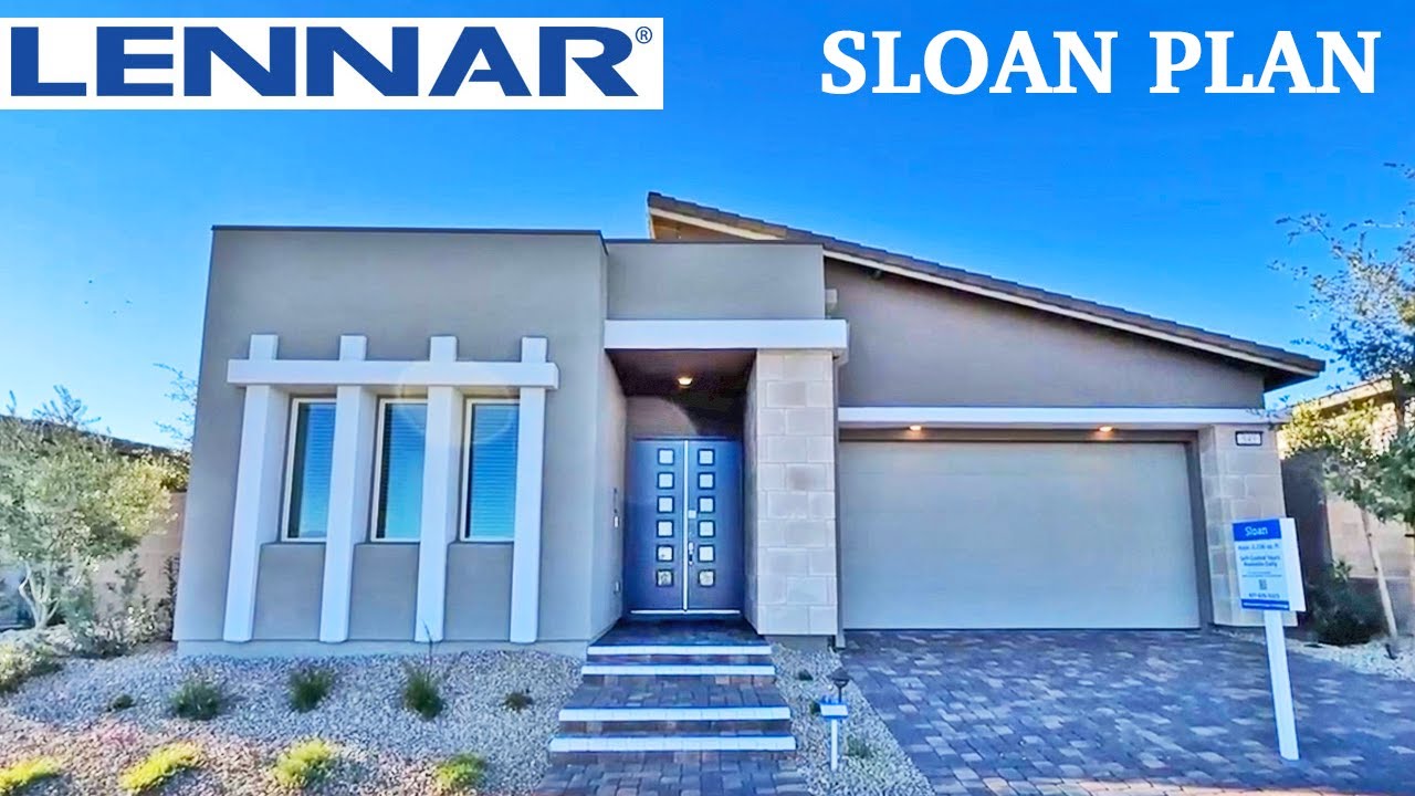 Modern 2236 Sqft Single Story Home For Sale In Summerlin - Lennar Stonebridge Heritage Collection