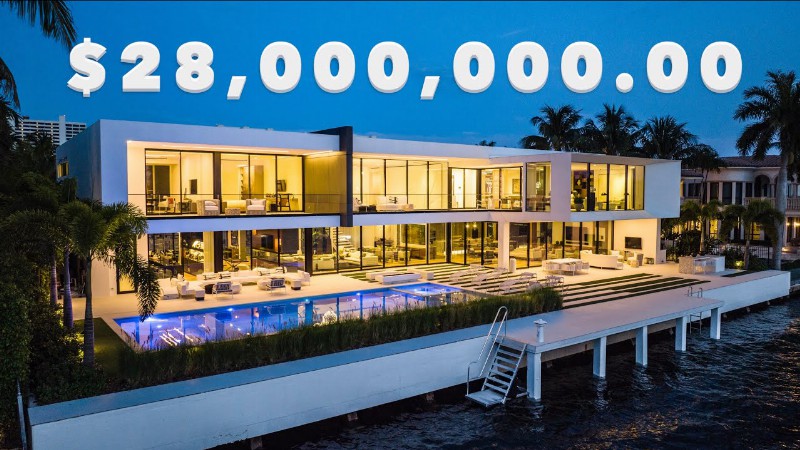 Modern Mega Mansion In Boca Raton Florida - For Sale $28 Million