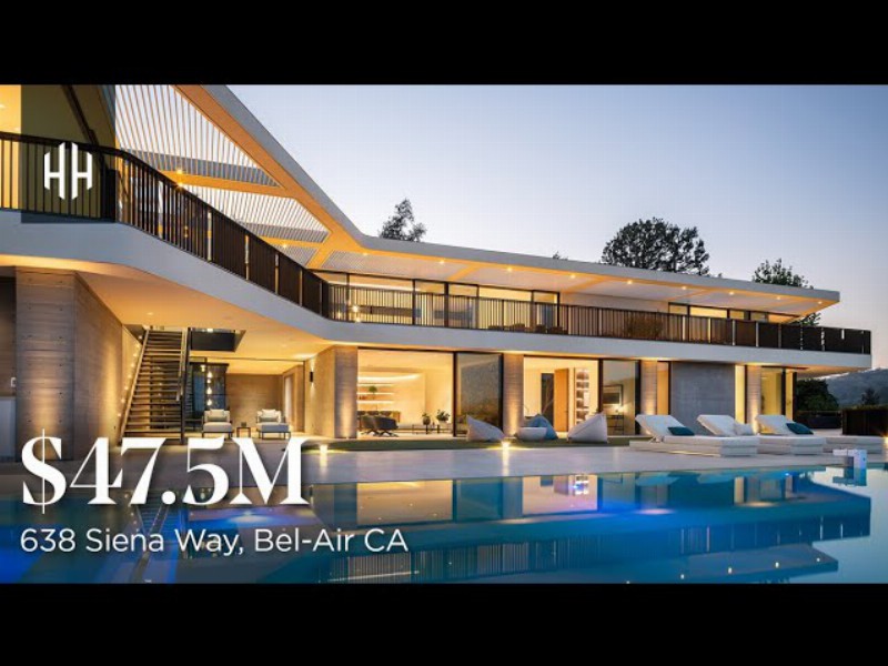Modernist Bel-air Architectural By Zoltan Pali Faia : $47500000 : 638 Siena Way