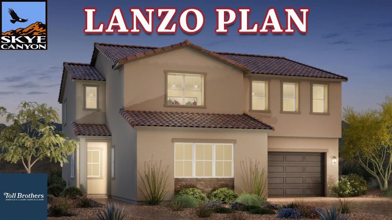 New 2 Homes In 1 - Lanzo Plan At Valera By Toll Brothers L New Homes For Sale In Nw Las Vegas