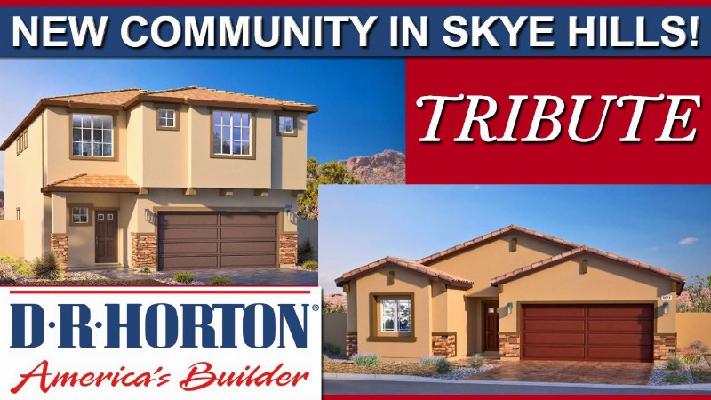 New Community Alert! Dr Horton In Skye Hills Single Story & Two Story Plans Up To 2988sqft