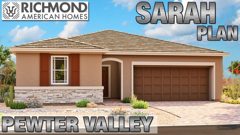 image 0 New Construction Single Story Las Vegas Homes - Richmond American - Sarah Plan At Pewter Valley