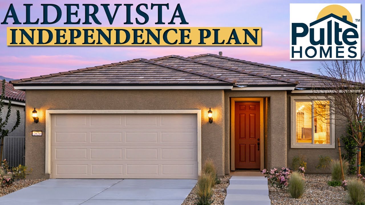 image 0 New Homes By American West $373k+ In North Las Vegas - Independence Plan At Aldervista Single Story