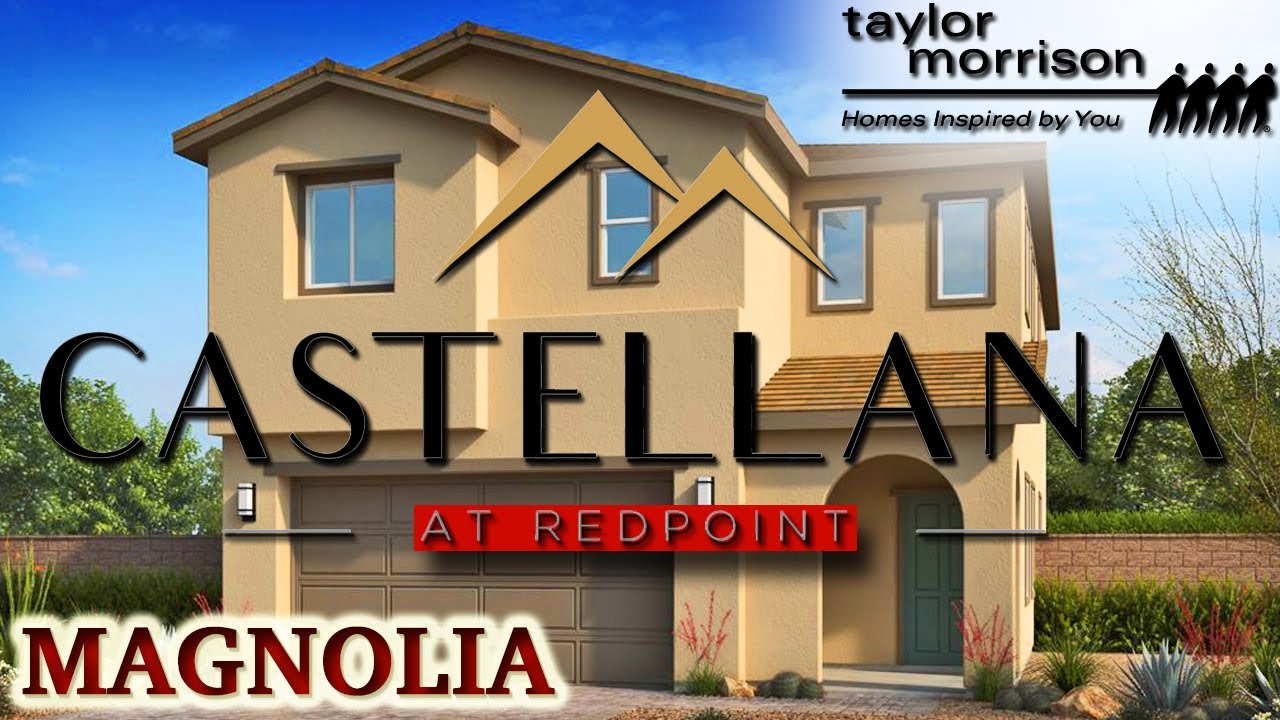 image 0 New Homes In Summerlin @ Castellana - Magnolia Model New Home Tour - Taylor Morrison 2451sf $564k+