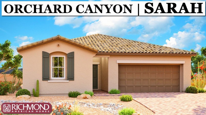 New Ranch Homes North Las Vegas @ Orchard Canyon - Richmond American Homes $459k+ Sarah Plan 2150sf