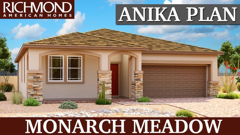 New Southwest Community By Richmond American Homes - Single Story Monarch Meadows : Anika Plan