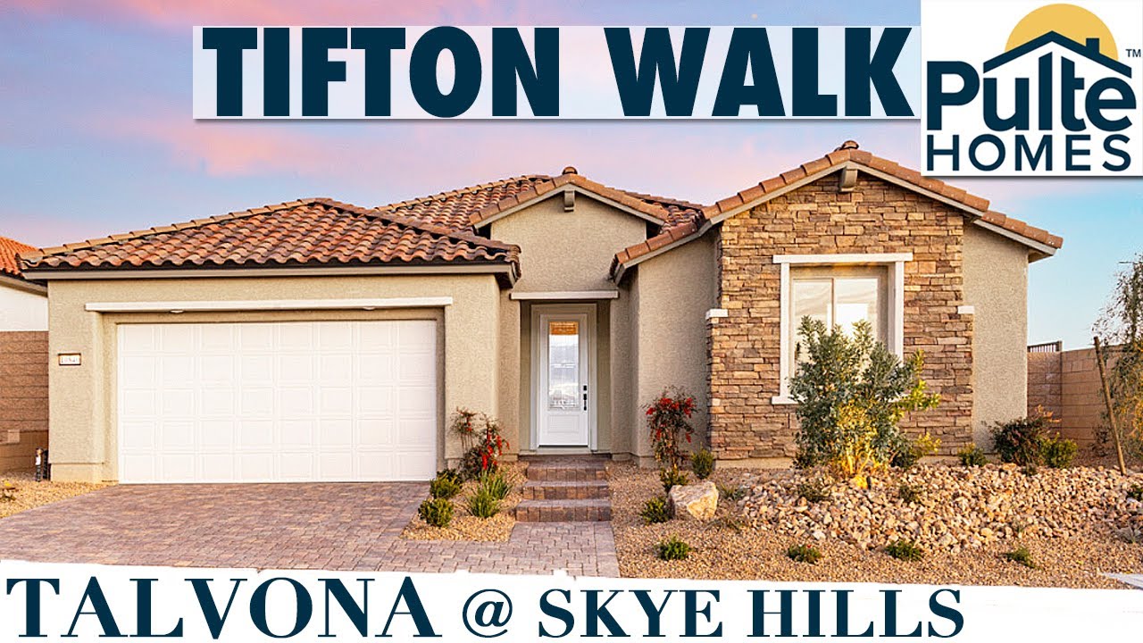 Now Open Talvona At Skye Hills Single Story Homes : Tifton Walk 1920sqft Plan By Pulte Homes
