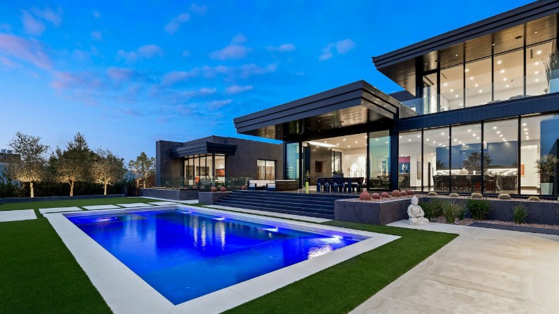 One Of The Most Exceptional Homes In Vegas With The Highest Level Of Design And Construction