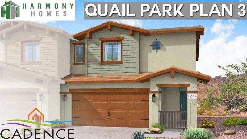 Plan 3 At Quail Park - Townhomes For Sale In Cadence Henderson - Harmony Homes Las Vegas