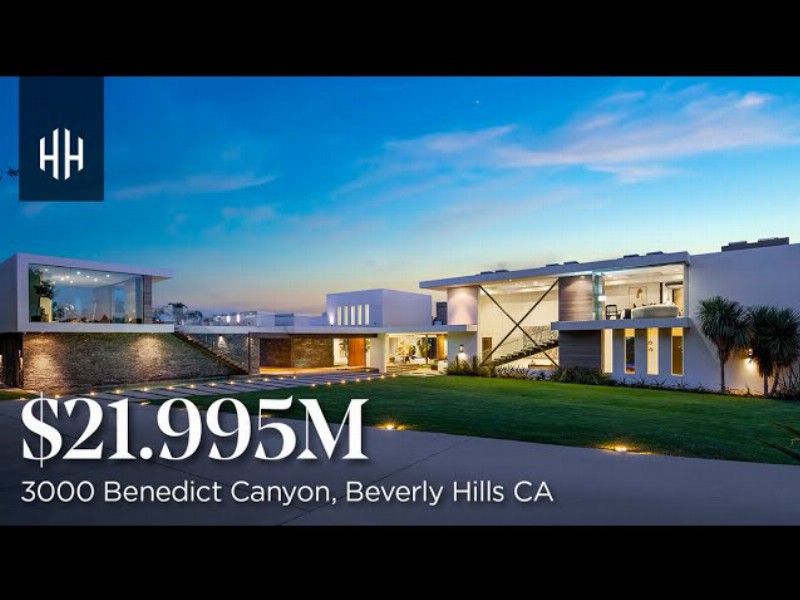 Private Contemporary Retreat In Beverly Hills : $21995000 : 3000 Benedict Canyon Dr