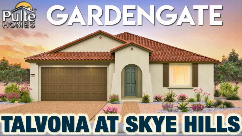 image 0 Pulte Gardengate Plan At Talvona In Skye Hills Nw Las Vegas New Homes For Sale