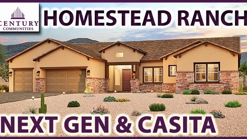 Ranch Home W/ Multi Gen & Casita - 7 Car Garage 3700sf Up To 5bed : Northwest Las Vegas New Homes