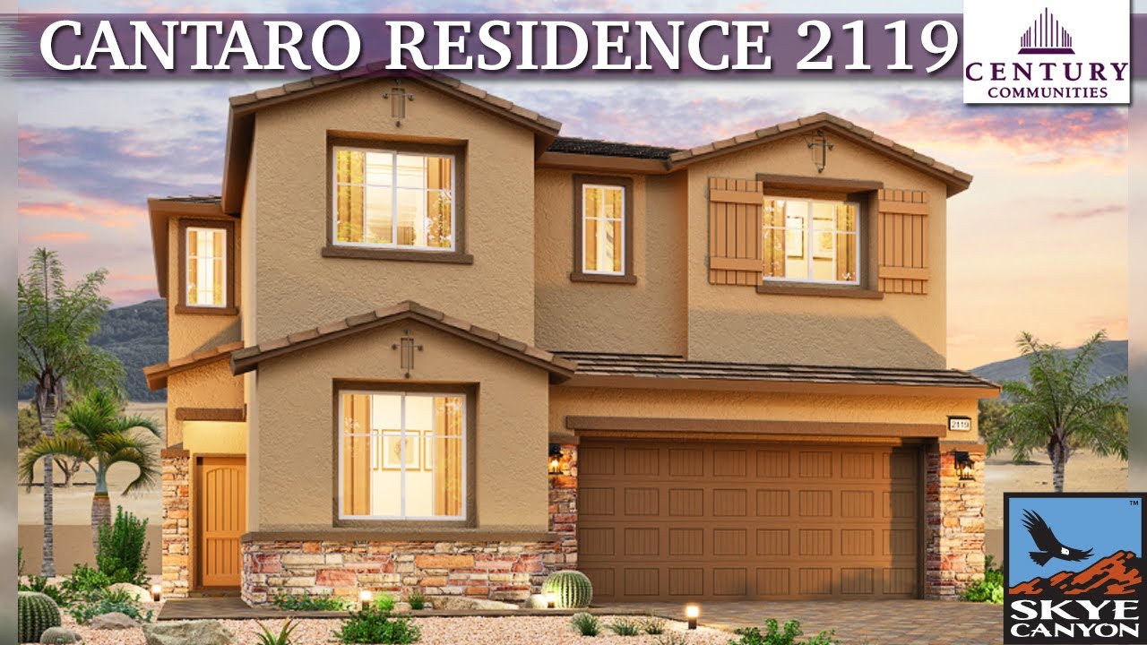 Residence 2119 At Cantaro In Skye Canyon - Century Communities New Homes In Las Vegas