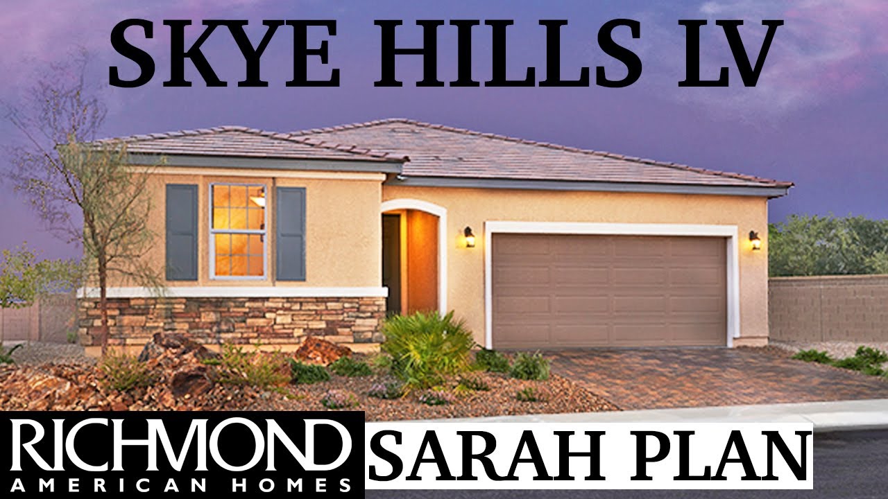 image 0 Richmond American New Single Story Homes Skye Hills Northwest Las Vegas - Somerston Ranch Sarah Plan