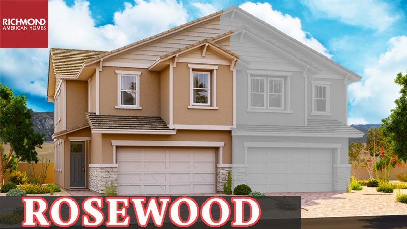 Rosewood Plan -townhouse @ Bel Canto L New Home For Sale By Richmond American In Henderson/las Vegas