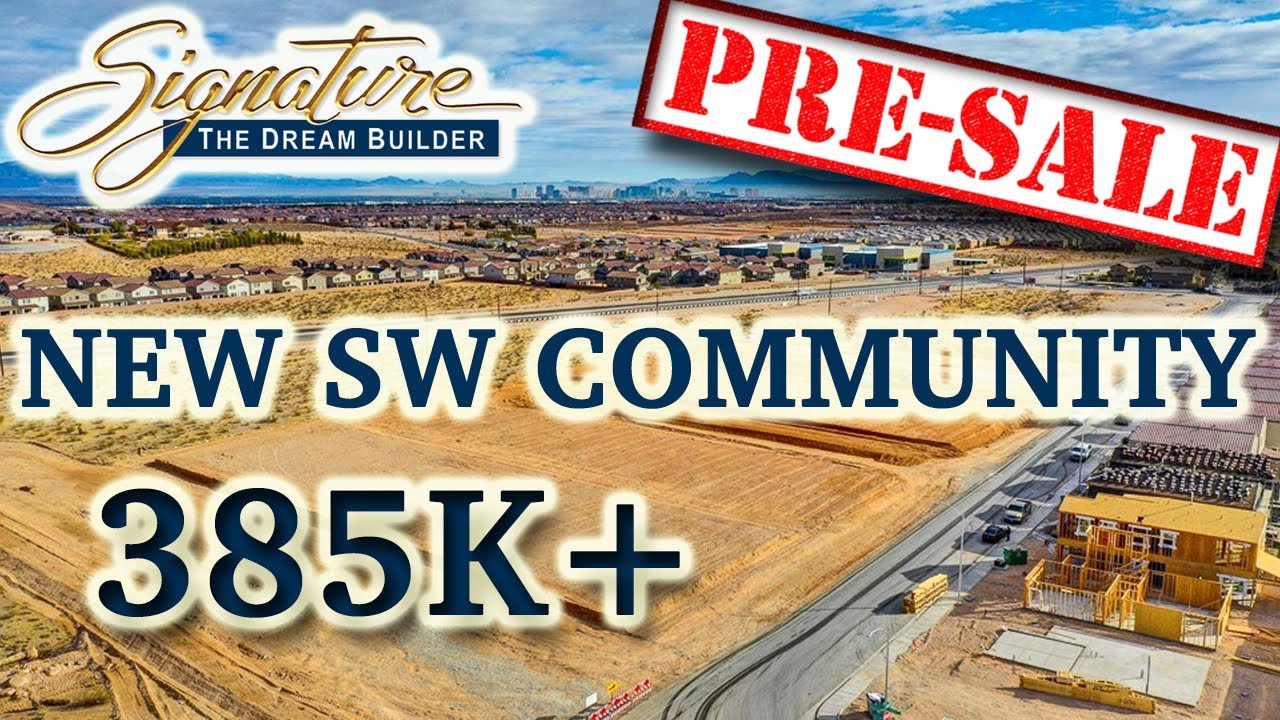 Signature Homes - New Community In The Southwest W/ New Homes Starting At $385k+ : Bluemont Trails