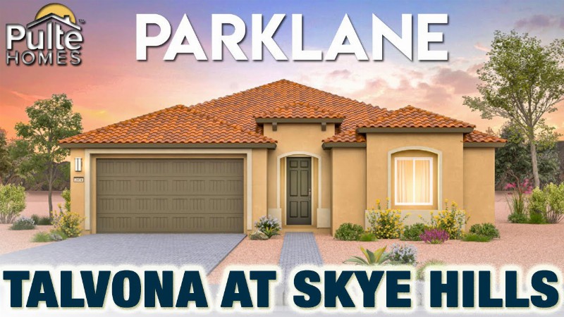 Single Story 2462sf 3 Car Garage : Pulte @ Talvona Skye Hills - Parklane Plan Nw Las Vegas Homes