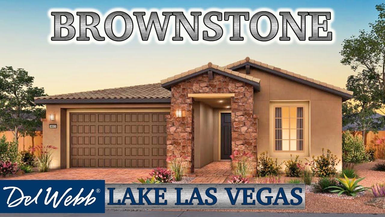 image 0 Single Story In Lake Las Vegas - Brownstone Plan - Del Webb New Homes Community Henderson