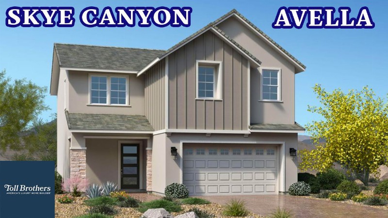 Skye Canyon - Avella Floorplan By Toll Brothers - New Home For Sale In Las Vegas $559k+