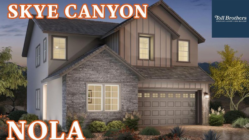 Skye Canyon - Nola Floorplan By Toll Brothers - New Home For Sale In Las Vegas $589k+