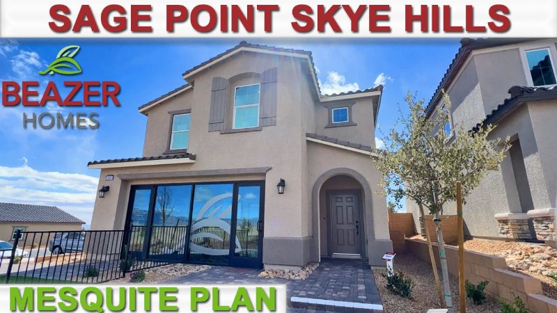 image 0 Skye Hills Sage Point - Nw Las Vegas New Homes For Sale By Beazer Homes - The Mesquite Plan $460k+