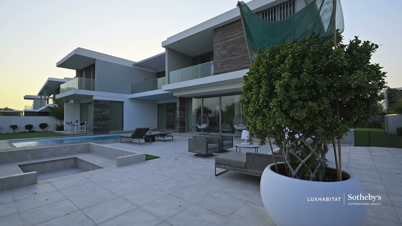 image 0 Sophisticated Modern Golf Course Villa In Dubai Hills