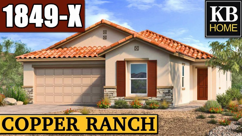image 0 Southwest New Single Story Homes By Kb Homes - Reserves Collection At Copper Ranch Plan 1849x