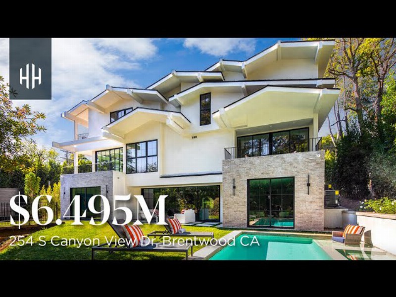 Spectacular Brentwood New Construction : 254 S Canyon View Dr