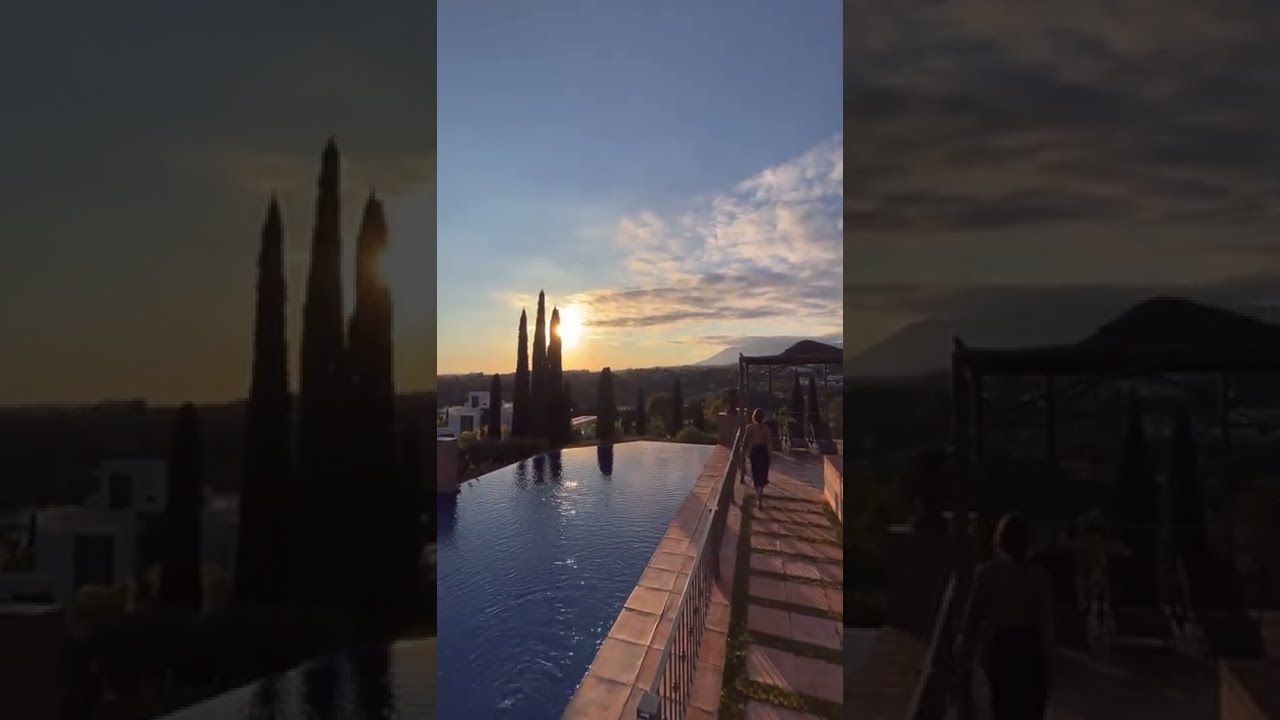 image 0 Stunning Sunset In This 3.990.000€ Mediterranean Luxury Villa #shorts