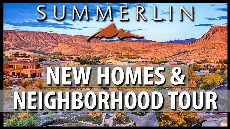 Summerlin Redpoint Neighborhood Tour Of New Construction Homes - Toll Brothers Tri Pointe & More!