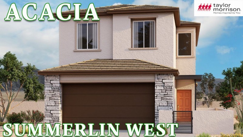 Summerlin West - Acacia Plan New Homes For Sale - New Taylor Morrison Community Crested Canyon