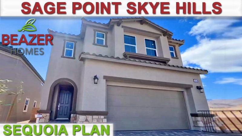 The Beautiful Sequoia Plan At Sage Point In Skye Hills - Beazer Homes - Las Vegas New Homes For Sale