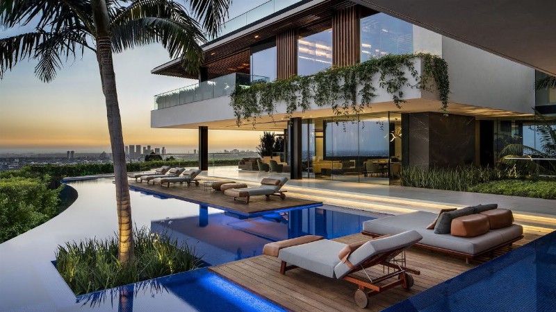 The Biggest Home In Hollywood Hills With Unparalleled 300 Degree City Skyline Views For $40 Million