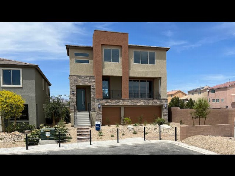 The New 3 Story Rooftop Deck Modern By Pulte Homes At Delamar Las Vegas $790k+ 4220 Sqft 5b 5ba