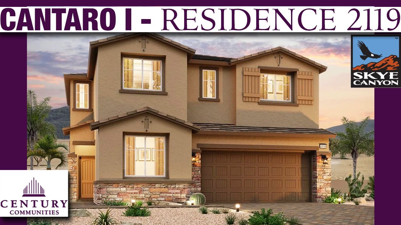 image 0 The Popular Residence 2119 By Century Communities At Cantaro In Skye Canyon - Lv New Homes For Sale