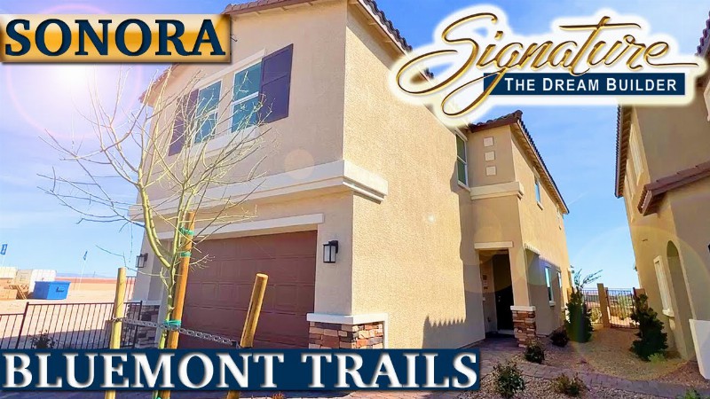 The Sonora Model 2555sqft - New Signature Homes In Southwest Las Vegas At Bluemont Trails