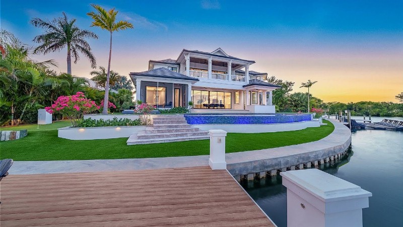 This $13 Million Newly Constructed Home In Holmes Beach Provide The Ultimate Indoor Outdoor Living