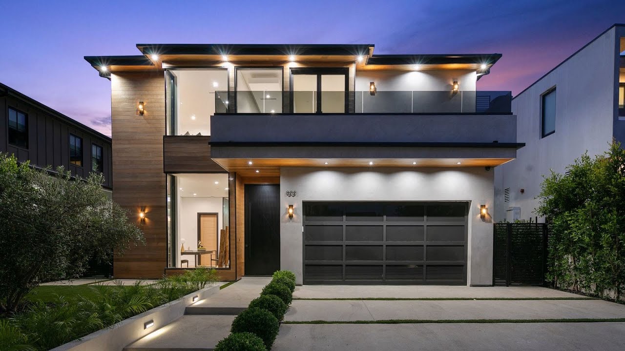 image 0 This $4425000 Brand New Modern Home In Los Angeles Offers A Sweeping Open Floor Plan